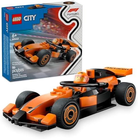 LEGO City F1 Driver with McLaren Race Car - Ages 6