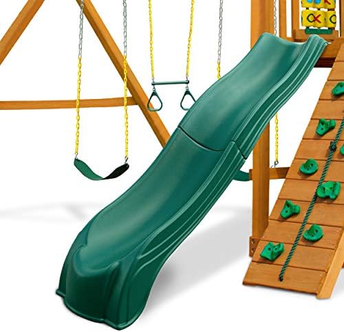 Swing-N-Slide WS 5033 Olympus Wave Slide for 5 Deck Green