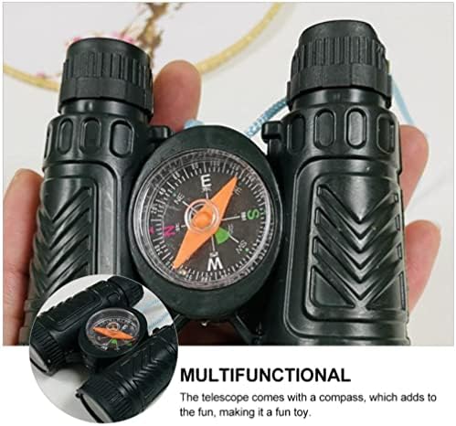 10PCS Monocular Telescope with Compass for Kids