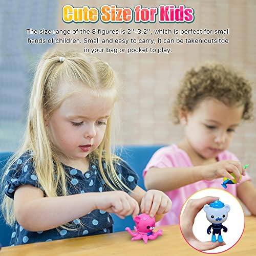 CHANECALL Action Figures 8pcs Ocean Animal Toy Set