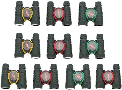 10PCS Monocular Telescope with Compass for Kids