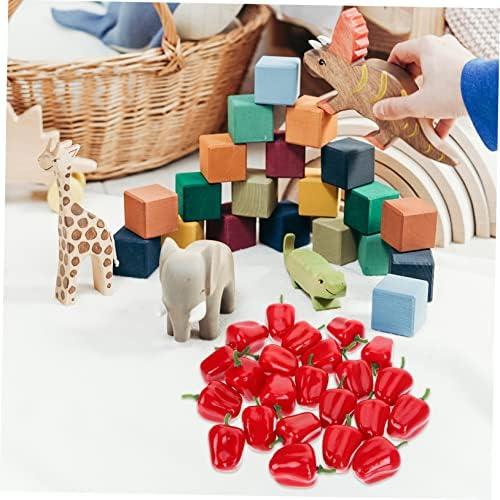 ABOOFAN 20pc Realistic Fake Vegetable Playset for Kids