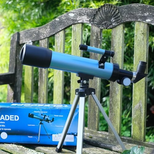 Luzsco Kids Telescope 8-12 with Tripod 20X-100X 50mm