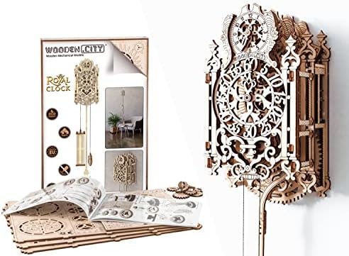 WOODENCITY Royal Wall Clock Kit 3D Puzzle