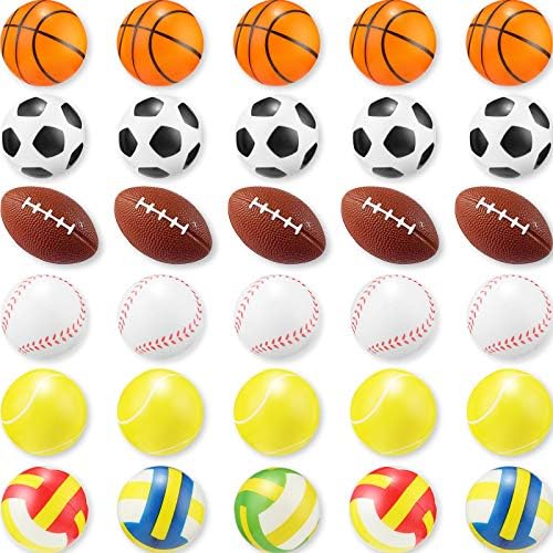 30 Pieces Mini Stress Balls for Kids and Adults