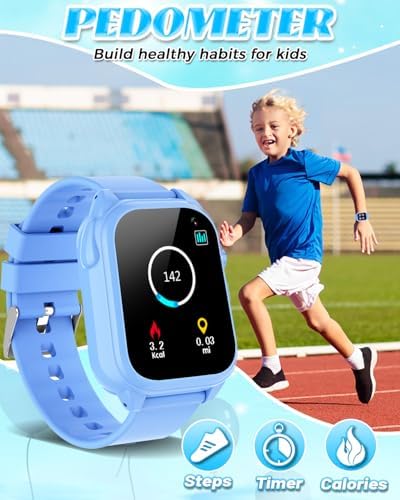 Semloo Kids Waterproof Smart Watch with 26 Games and HD Camera