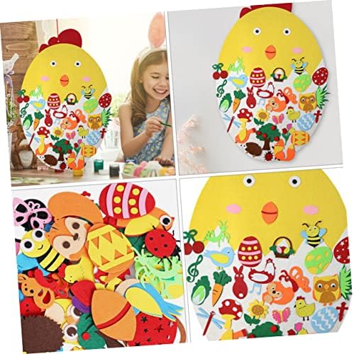 Easter Chick Felt Hanging Ornament for Kids DIY Craft