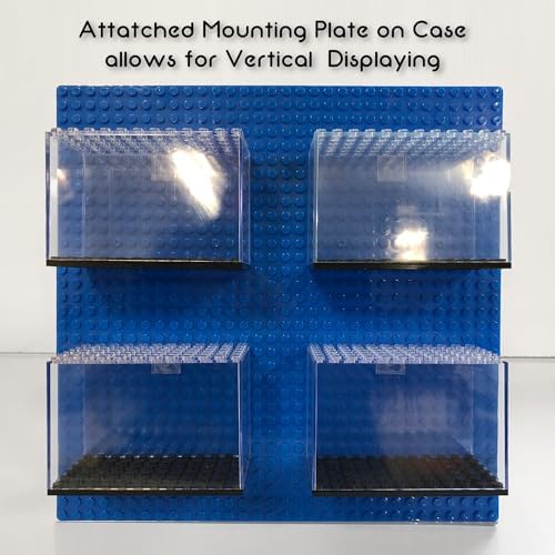 Minifigure Display Cases 4 Pack Acrylic Box