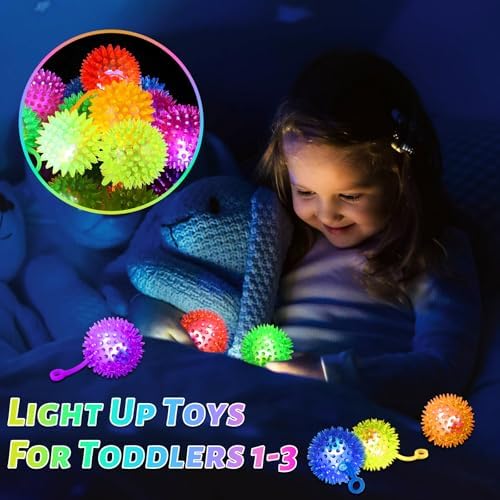24PCS Light Up Bouncy Balls with LED Flashing