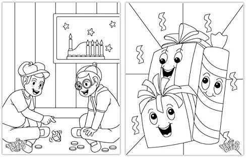 Izzy N Dizzy Hanukkah Coloring Book 3 Pack