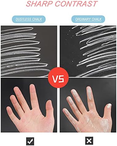 Non-toxic Dustless Chalk with Holder 24PCS