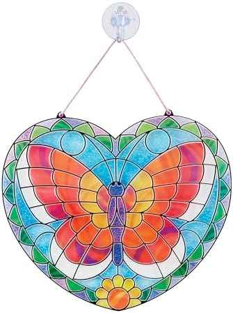 Melissa Doug Butterfly Stained Glass Sticker Kit