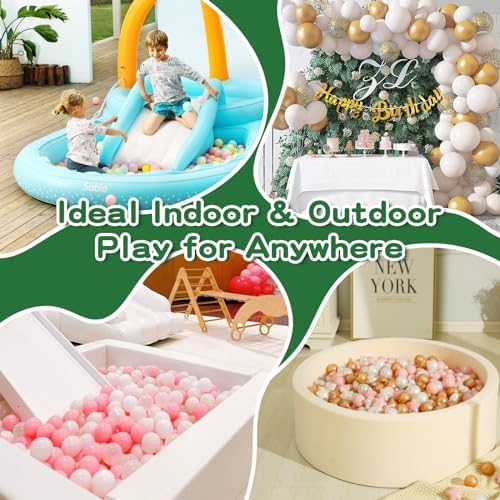 TRENDPLAY Big Star Heart Ball Pit Balls 100 Pcs Set