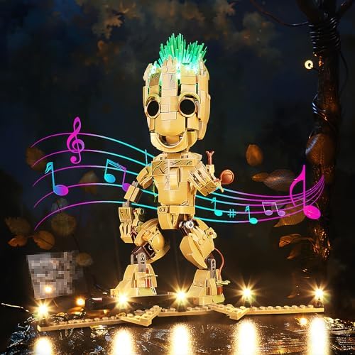 LED Lighting for Lego I am Groot 76217 - Bright Compatible