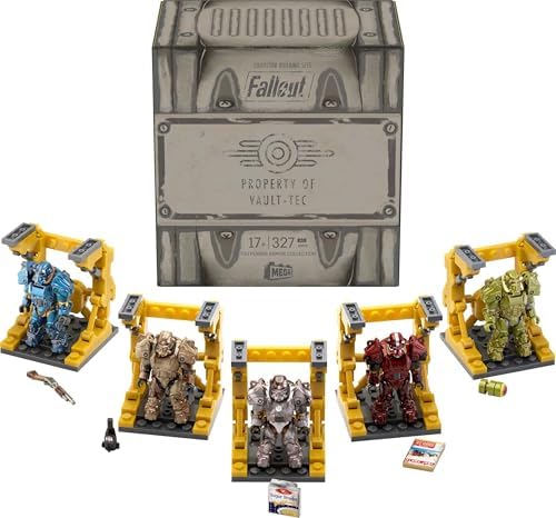 MEGA Fallout 4 T-60 Power Armor Building Kit with 327 Pieces