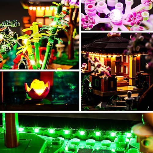 LED Lighting for LEGO Tranquil Garden 10315 Compatible Set
