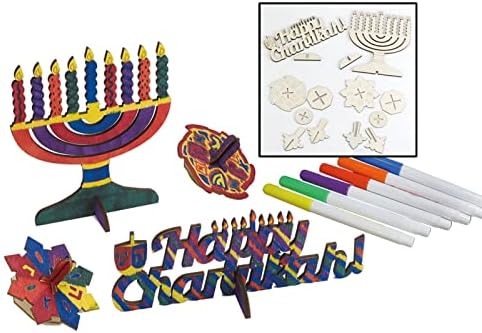 Chanukah Wood Craft Kit Design Your Own