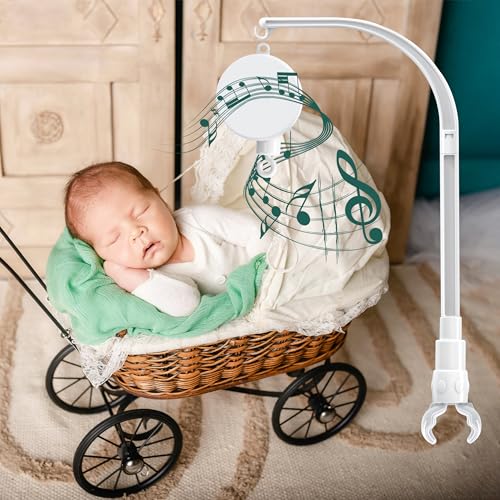 23 Inches Adjustable Baby Crib Mobile Arm