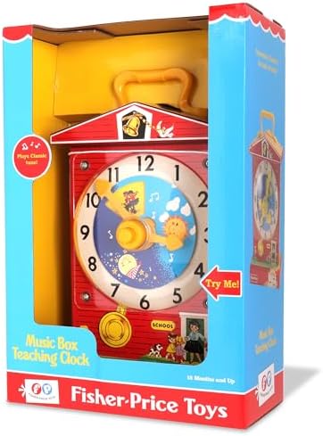 Fisher Price Classic Teaching Clock for Kids