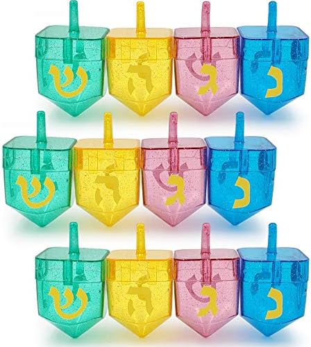 The Dreidel Company Hanukkah Fillable Dreidel 12-Pack