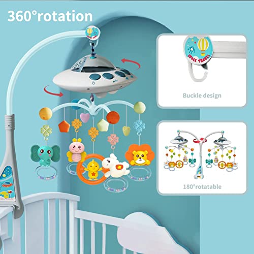 Eners Baby Mobile with Music Lights and Remote Control