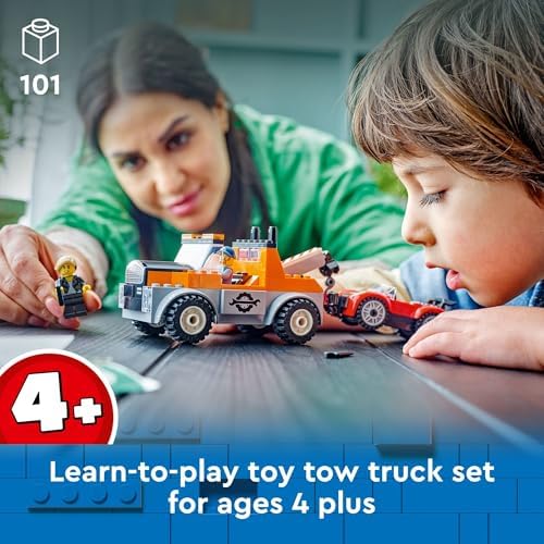 LEGO City Tow Truck Sports Car Repair Set 60435