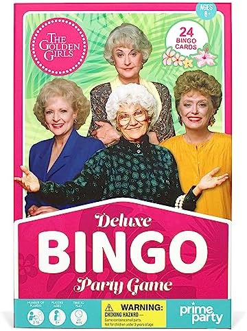 Golden Girls Bingo Game for 2-16 Players