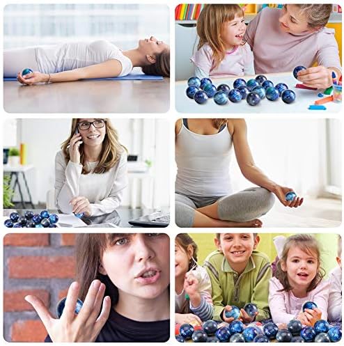 LovesTown 20PCS Galaxy Squeeze Stress Balls for Party School Carnival Rewards