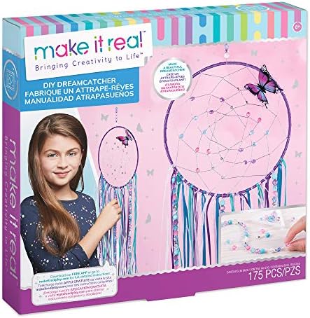 DIY Dreamcatcher Kit - 175 Piece Butterfly Design for Girls and Tweens