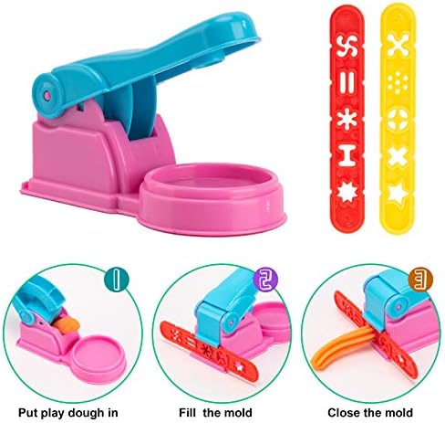 Vaike Kauss 46Pcs Dough Tools Kids Play Set
