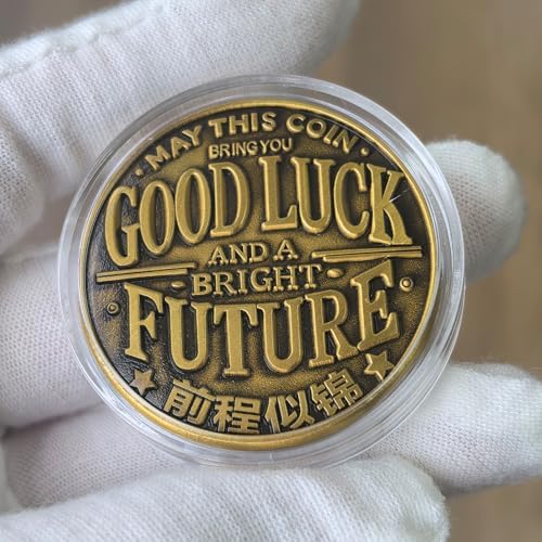 Good Luck Coin with Koi Fish Design
