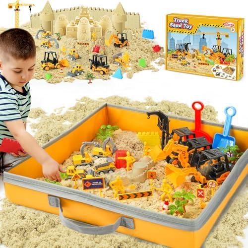 Billeeit Sand Construction Kit for Kids 3 - 36Pc Set