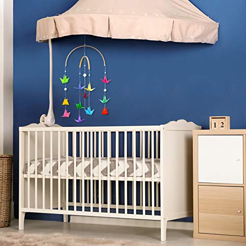 Tatuo Wooden Wind Chime Mobile Crib Bed Bell Ceiling Hanging DIY Kit