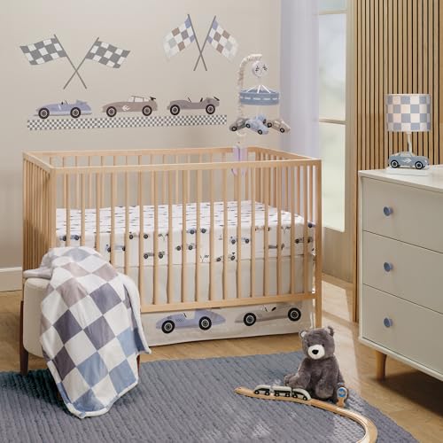 Lambs Ivy Little Racer Musical Car Baby Mobile Soother Toy