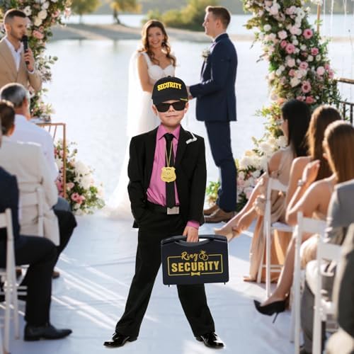 Kyson 7 Pcs Ring Bearer Security Set for Kids
