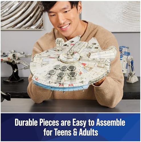4D Build Star Wars Millennium Falcon 3D Model Kit