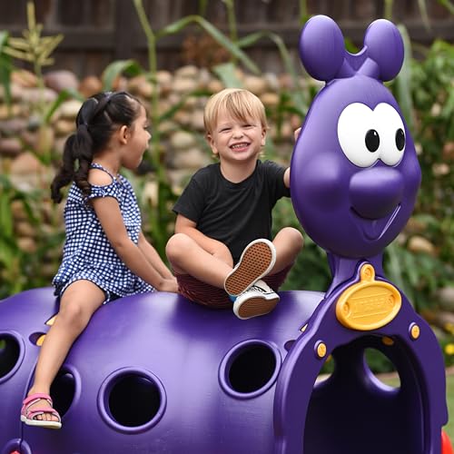 ECR4Kids ELR-12511 Peek-A-Boo Caterpillar Climber for Kids Purple