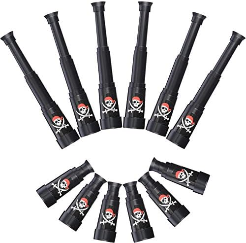 Gejoy 12 Pcs Pirate Telescope Party Favor Toy