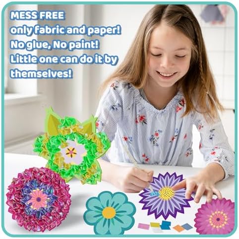 ATFUNSHOP 8-Pack Poke In Paper Craft Kit for Kids