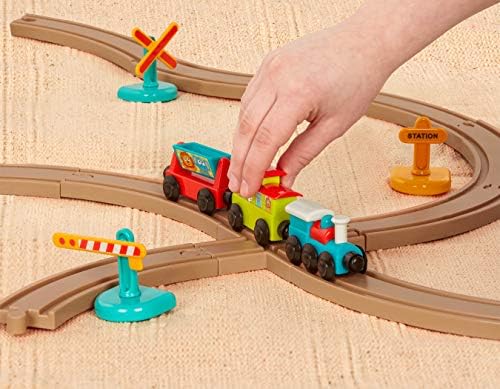 Battat Train Set for Kids 29 Piece Playset