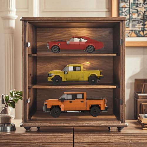 Speed Champions Building Blocks - Classic Orange Pickup Truck Kit 445PCS