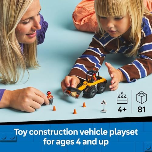 LEGO City Yellow Wheel Loader Building Toy for Kids Ages 4