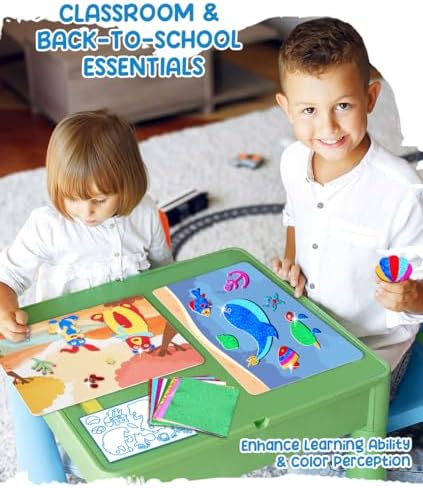 ZMLM Foil Art Kit for Kids - Ocean Theme Creative Craft Activity