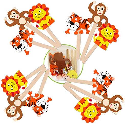 Zoo Pals Foam Craft Kit for Kids 36 Pieces