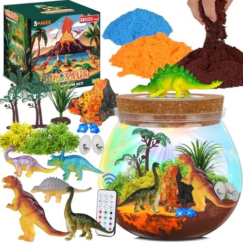 RONSTONE Dinosaur Terrarium Kit for Kids