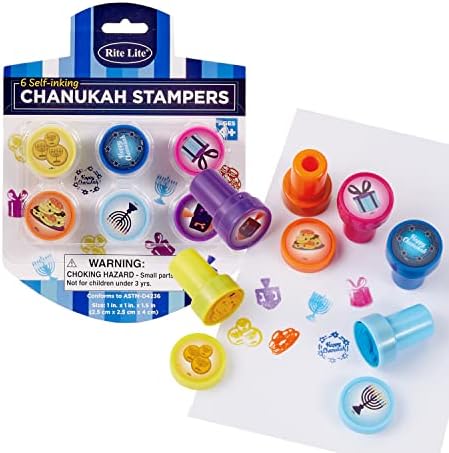 Rite Lite Set of 6 Chanukah Stampers