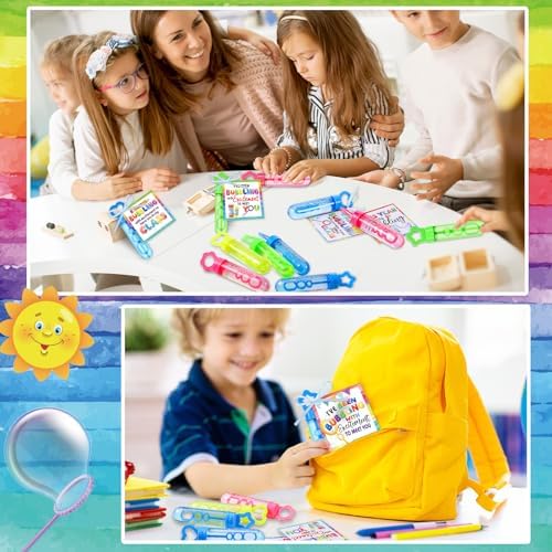 24 Back to School Gift Set with Bubble Wands and Cards