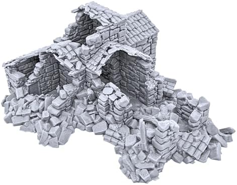 EnderToys Ruined French Mausoleum 3D Printed Terrain