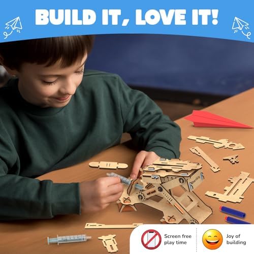 Smartivity Hydraulic Airplanes Darts Launcher STEM Toy for Kids 6-14 Years