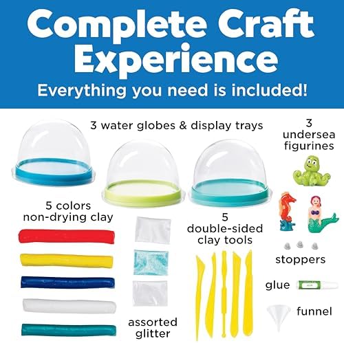 Creativity For Kids Under The Sea Snow Globe Craft Kit